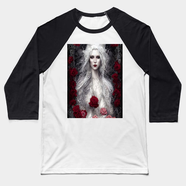 New October Gothic Model Baseball T-Shirt by adorcharm